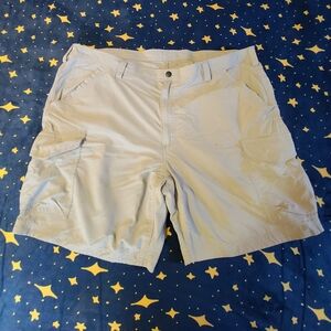 Duluth Men's Plus size Lightweight Khaki Shorts 46